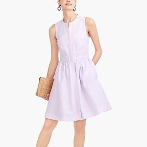 J.Crew Factory Lavender Linen Dress